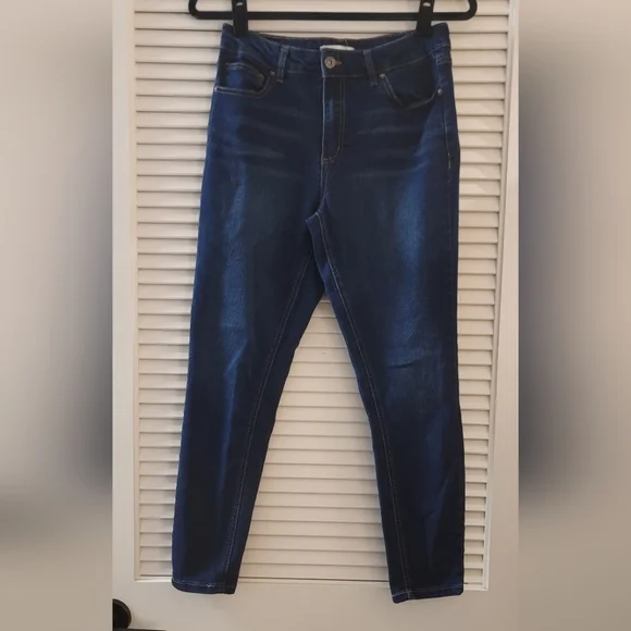 Ellen Tracy Jeans Ellen Tracy Blue Jocelyn Jeans With Pockets